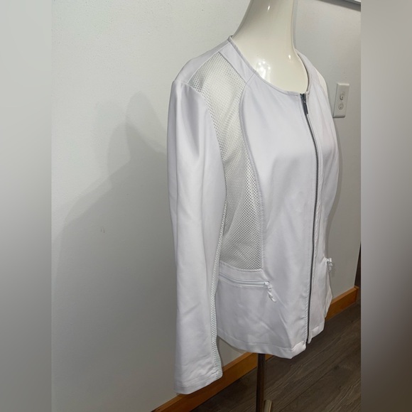 NWOT Tribal vegan bone leather mesh accents jacket - Picture 3 of 11